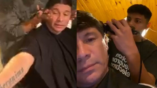 Pablo Lescano se cortó el pelo y quedó como un "Peaky Blinder"