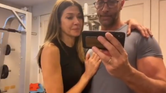 Ova Sabatini y Catherine Fulop emocionados hasta las lágrimas por su hija Oriana