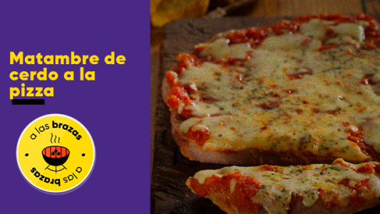 Matambre de cerdo a la pizza