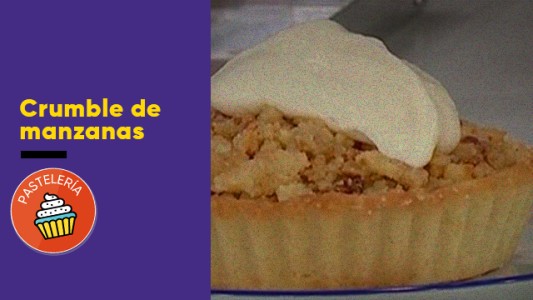 Aprendé a hacer un exquisito crumble de manzana