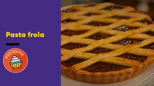 Clásica pasta frola de membrillo