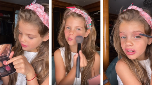 Nueva influencer: furor por el tutorial de maquillaje de Francesca Icardi Nara