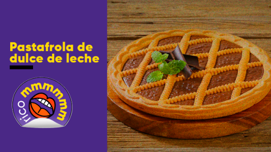 Pastafrola de dulce de leche