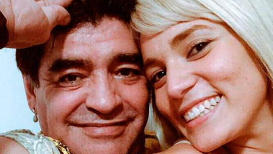Rocío Oliva por primera vez de acuerdo con las hijas de Maradona y Ojeda