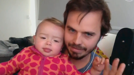 Benjamín Rojas hizo terapia junto a su hija Rita