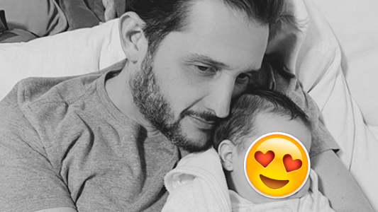 Germán Paoloski compartió una tierna foto con Mia