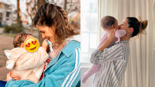 La tierna foto de Violeta Urtizberea y Lila
