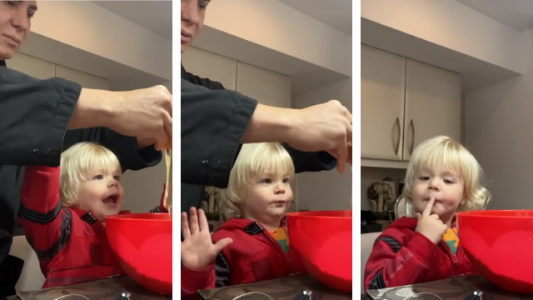 ¡Pura ternura! Las travesuras de Flavio Mendoza y su hijo cocinando