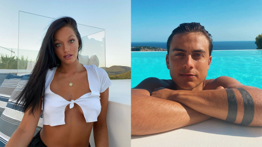 El romántico chapuzón de Paulo Dybala y Oriana Sabatini