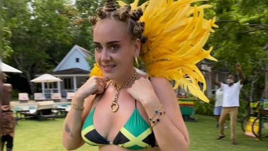¿Por qué Adele usó una bikini con la bandera de Jamaica?