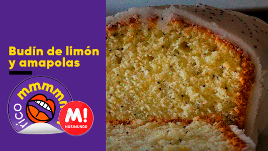 Budín de limón y amapolas