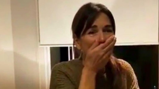 A puro llanto, Andrea Frigerio se reencontró con su hija tras 8 meses