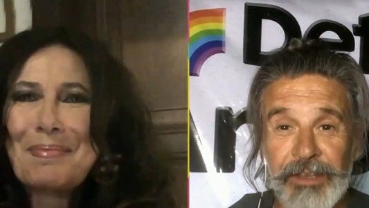 Luisa Kuliok y Osvaldo Laport en el diván