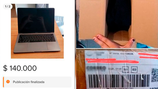 Compró una computadora y recibió algo inesperado