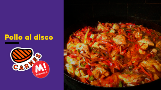 Pollo al disco