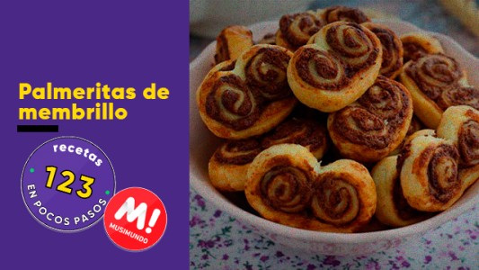 Palmeritas con membrillo