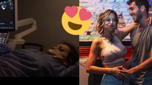 El novio de Noelia Marzol compartió la primera ecografía de su bebé