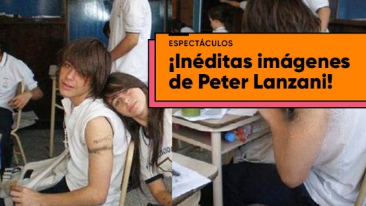 Flogger y tatuaje: Así pasaba sus días de escuela Peter Lanzani