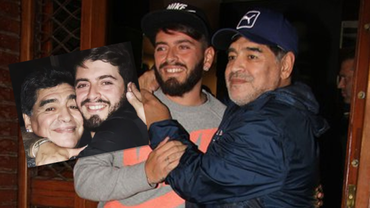 Diego Jr se despidió de su padre con un mensaje emotivo en las redes