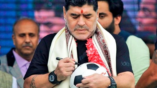 Diego inmortal: ¡hasta en la India!