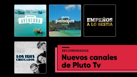 Los nuevos canales de Pluto TV para maratonear