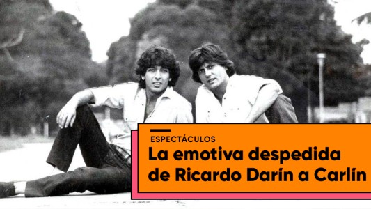 Ricardo Darín se despidió de Carlín Calvo