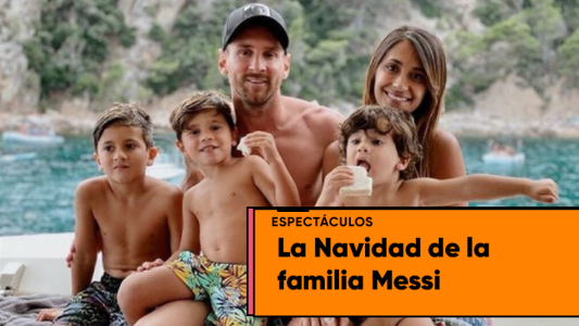 La Navidad de la familia Messi: el imponente árbol