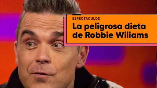 La peligrosa dieta que dejó al borde de la muerte a Robbie Williams