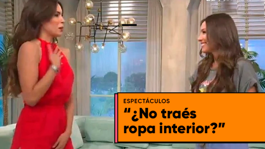 Pampita escrachó a una amiga al aire: "¿No tenés bombacha?"