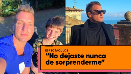 La reacción de Maxi López al festejo de cumpleaños de Constantino