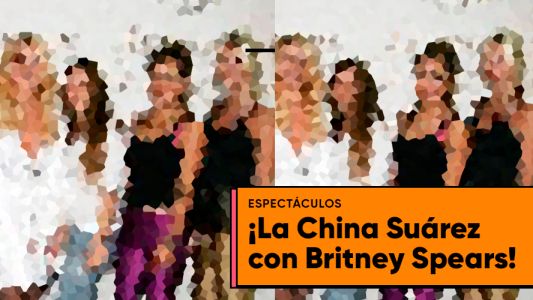 La China Suárez con Britney Spears