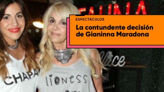 La contundente decisión de Gianinna Maradona