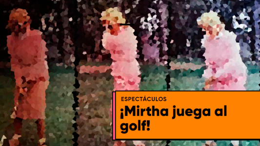Así juega al golf Mirtha Legrand