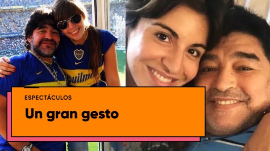 El gran gesto de Dalma y Gianinna Maradona en homenaje a su padre