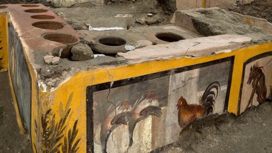 Hallazgo en las ruinas de Pompeya: un puesto de comida rápida antiguo