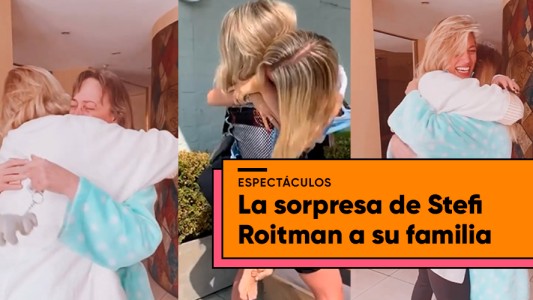 El video del encuentro de Stefi Roitman con su familia