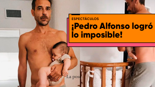 La imbatible técnica de Pedro Alfonso para dormir a su hija