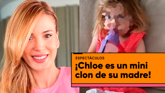Chloe es un CALCO de su madre Jésica Cirio
