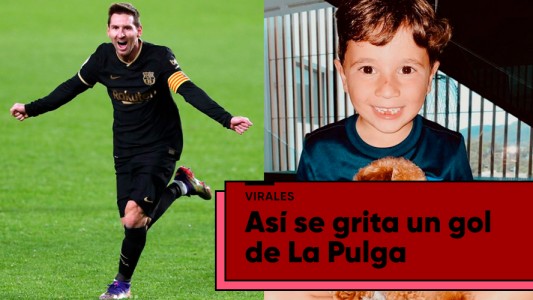 El imperdible festejo de gol de Mateo Messi