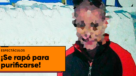 "Me rapé para purificar mi alma"