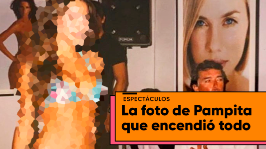 Así de DIOSA era Pampita a sus 20 años