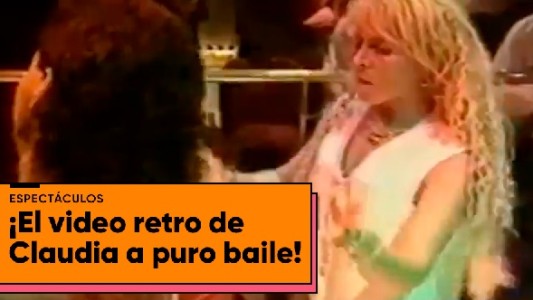 ¡El inédito video de Claudia Villafañe rompiendo las pistas!