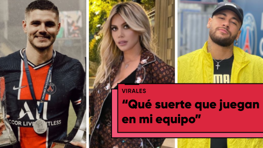 Wanda Nara compartió una foto inédita con Icardi y Neymar