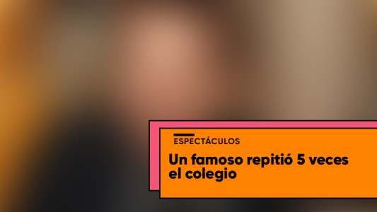El famoso que reveló haber repetido 5 veces la secundaria