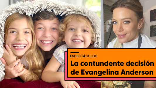 ¿Alimentación vegetariana? Evangelina Anderson decidió esto para sus hijos