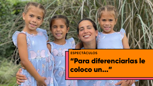 Cinthia Fernández reveló cómo hace para no confundir a sus hijas