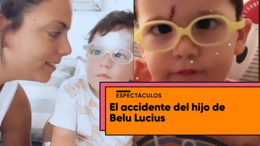 El accidente que sufrió el hijo de Belu Lucius