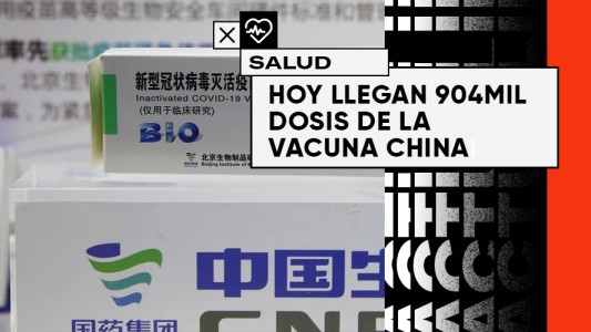 Llega el primer lote de vacunas Sinopharm desde China