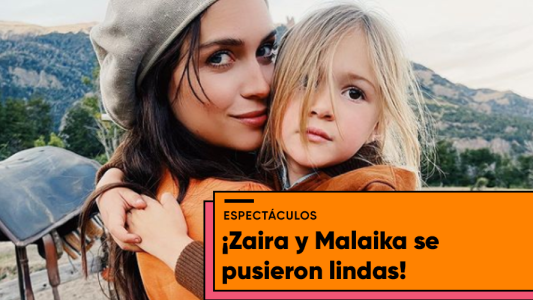 El tierno video de Zaira Nara con Malaika poniéndose coqueta