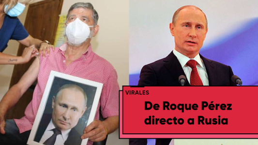 Putin le responde al intendente bonaerense que se vacunó con una foto suya